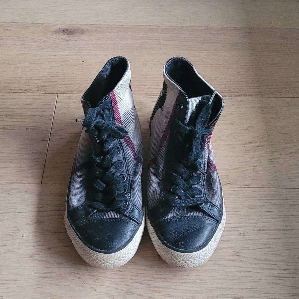 Burberry Nova Check Canvass Sneakers